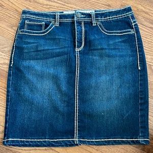 Western Blue Jean skirt